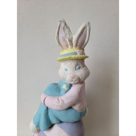 Vintage Trendmasters 1996 Easter bunny rabbit stack duck egg decor totem - Picture 5 of 16